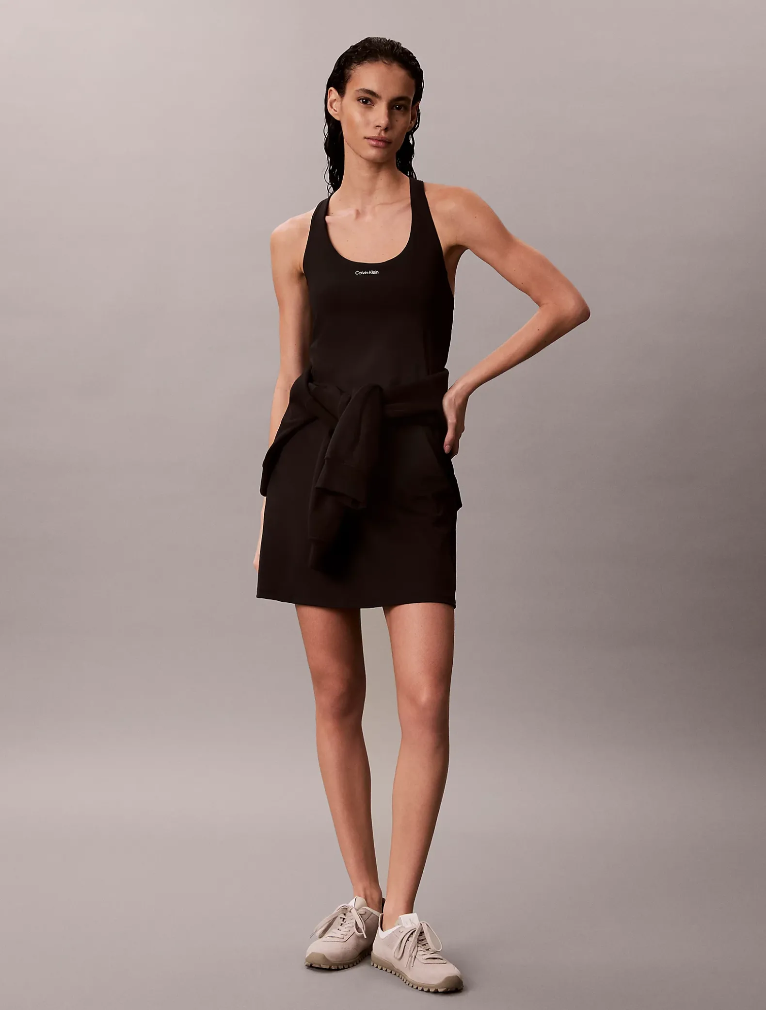 2-in-1 racerback shorts sport jurk