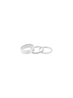 3-in-1 ring met kristallen