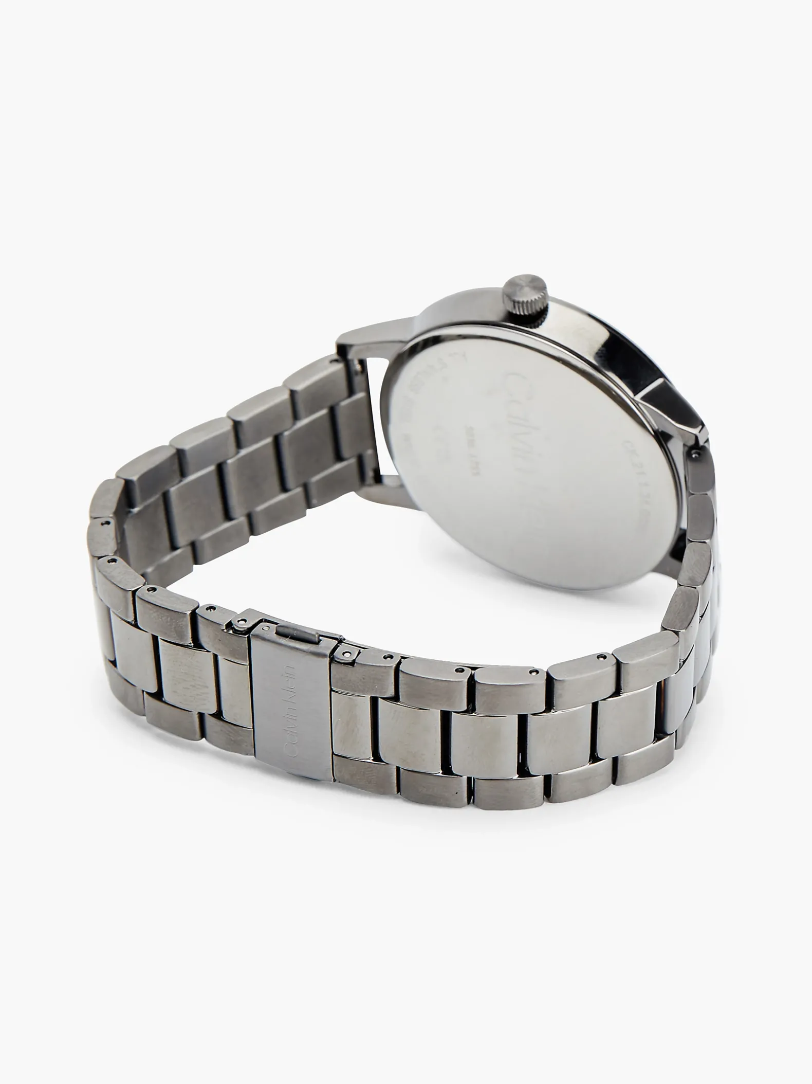 Ionisch grijs stalen horloge