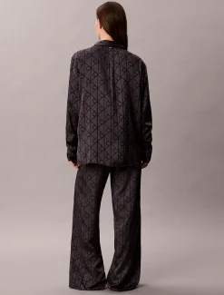 Jacquard pyjamaset - Minimalist Satin