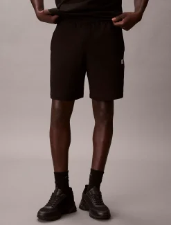 Joggingbroek met embleem van badstofkatoen