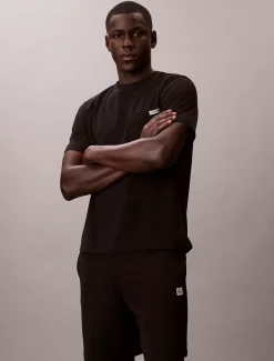 Joggingbroek met embleem van badstofkatoen