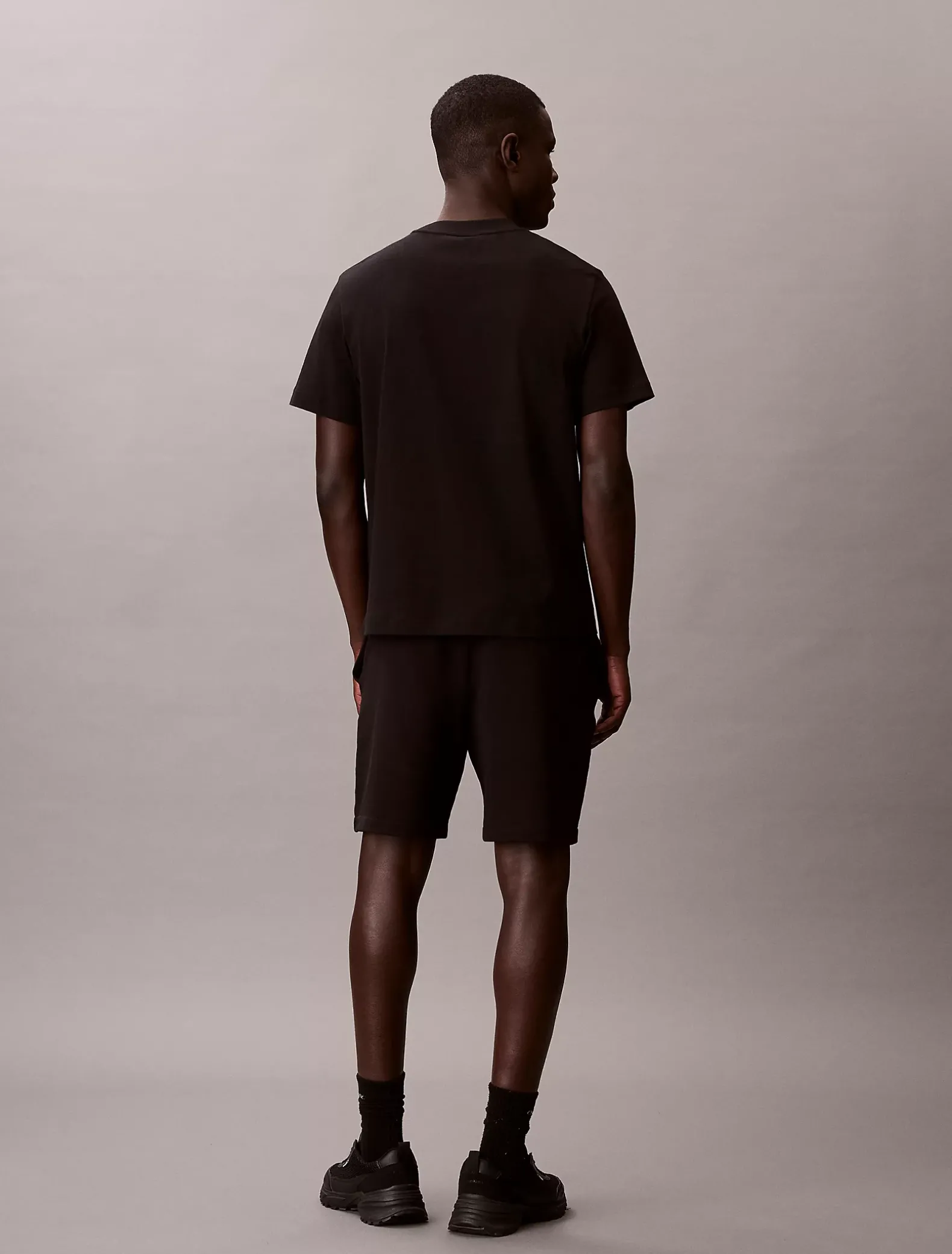Joggingbroek met embleem van badstofkatoen