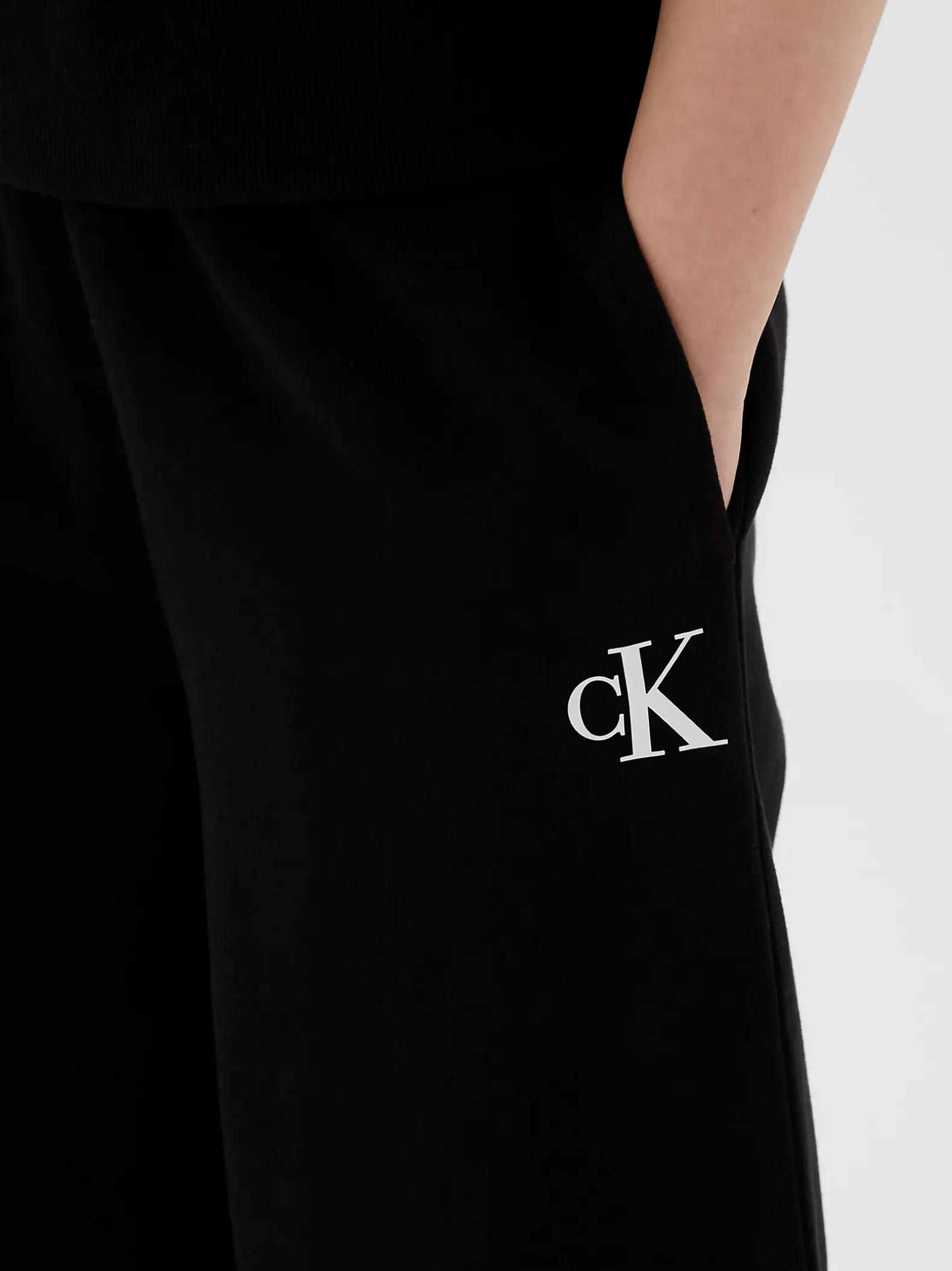 joggingbroek met wijde pijp