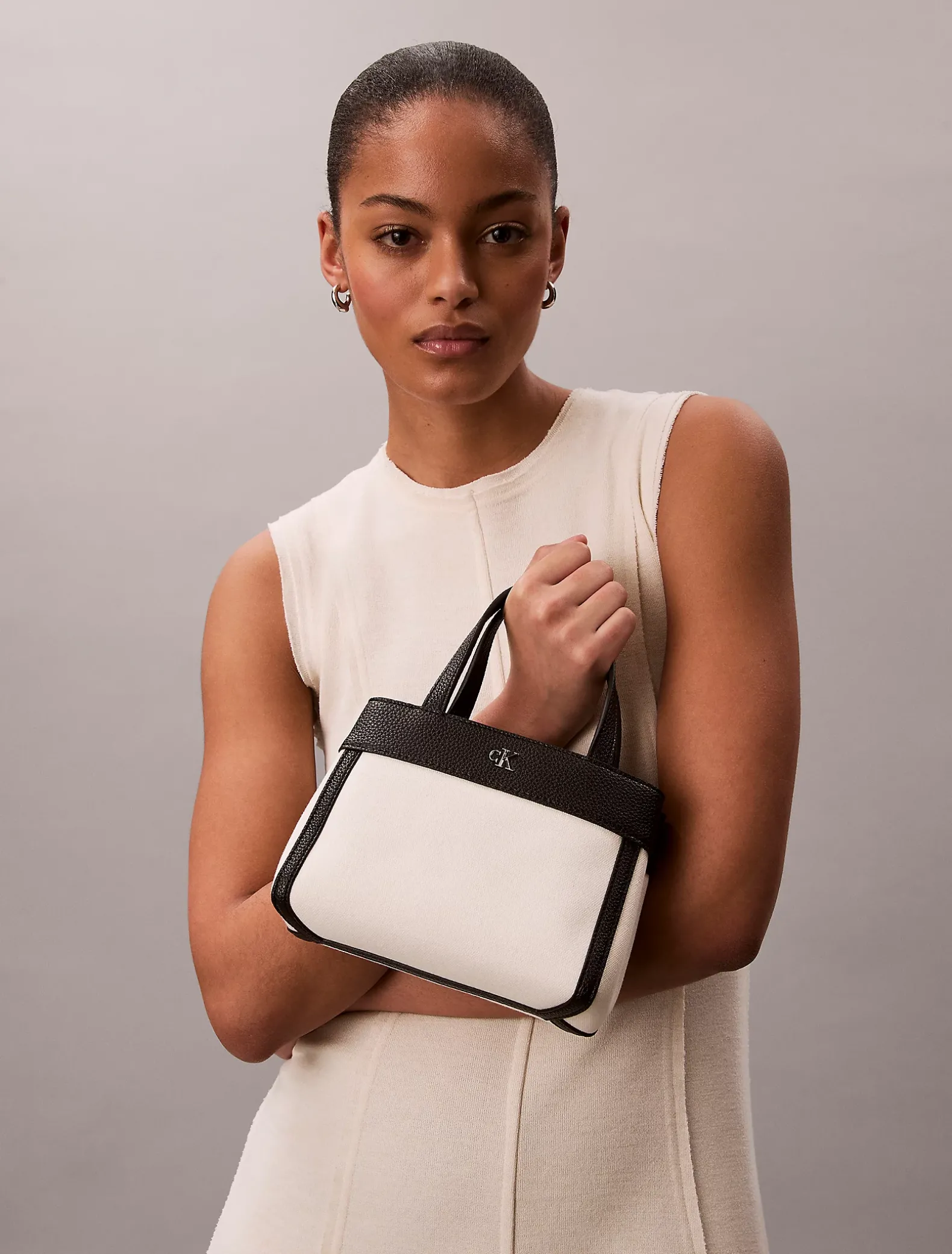 Katoen canvas mini tote bag