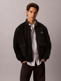 Katoenen canvas Harrington jack