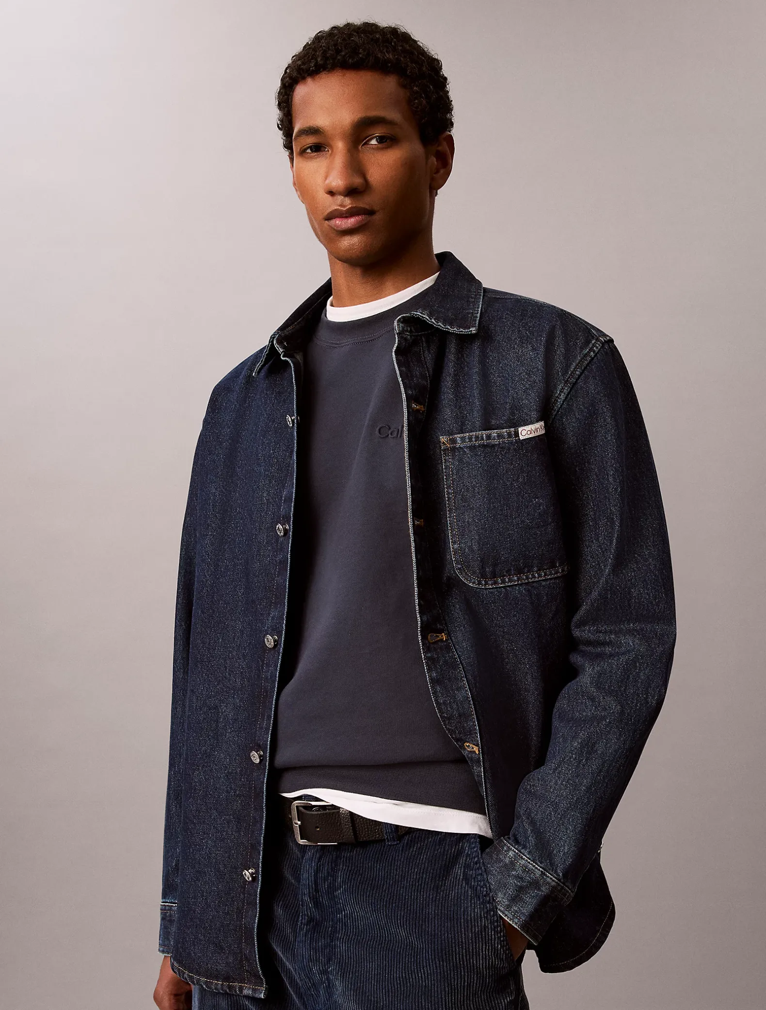 Katoenen fleece sweatshirt met reliëf