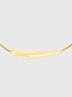 Ketting met langwerpige druppelvormige hanger