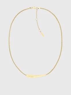 Ketting met langwerpige druppelvormige hanger