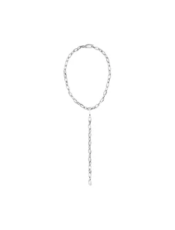 Ketting met sculpted ovale schakels