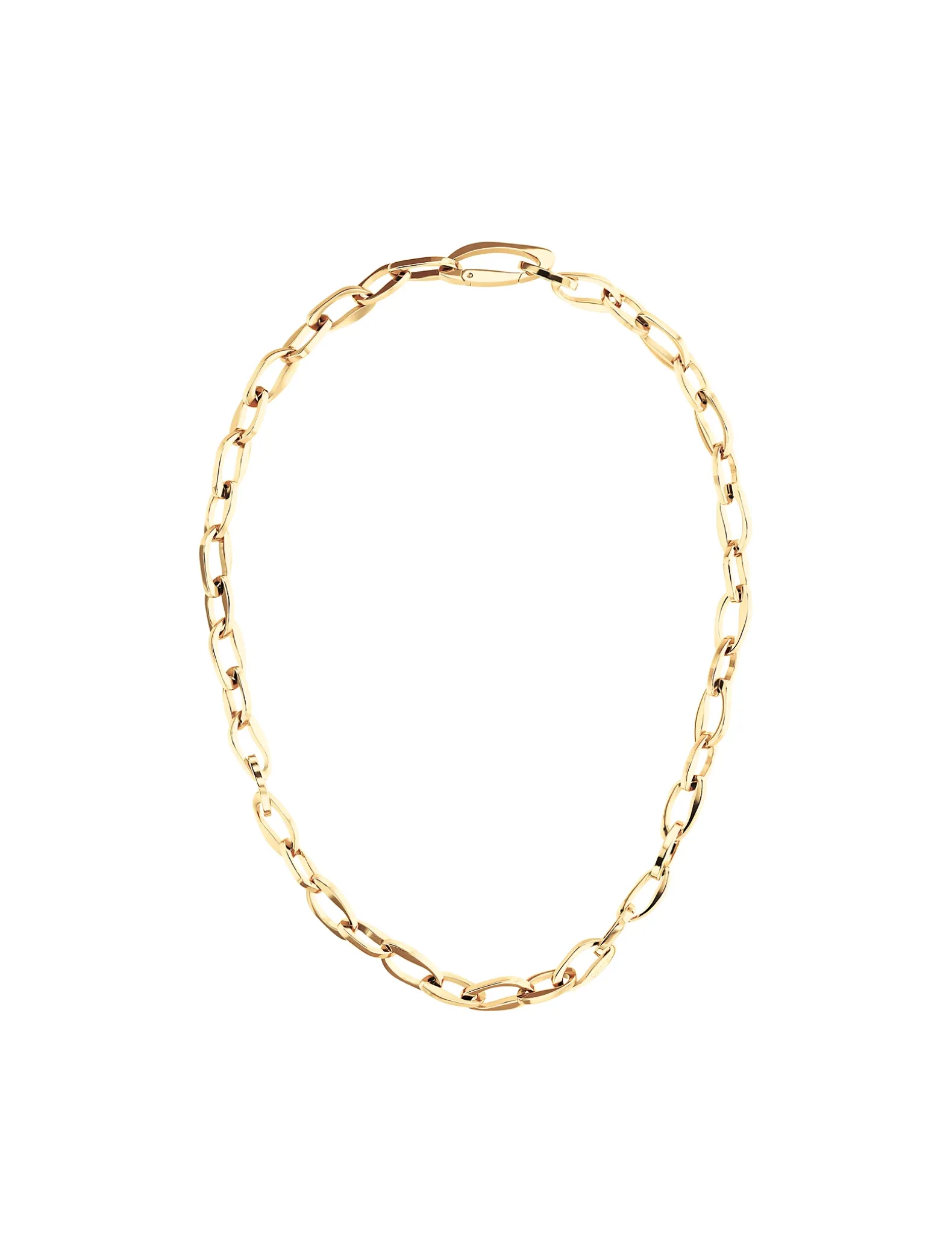 Ketting met sculpted ovale schakels