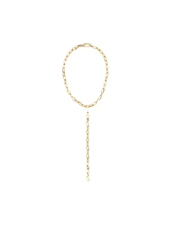 Ketting met sculpted ovale schakels