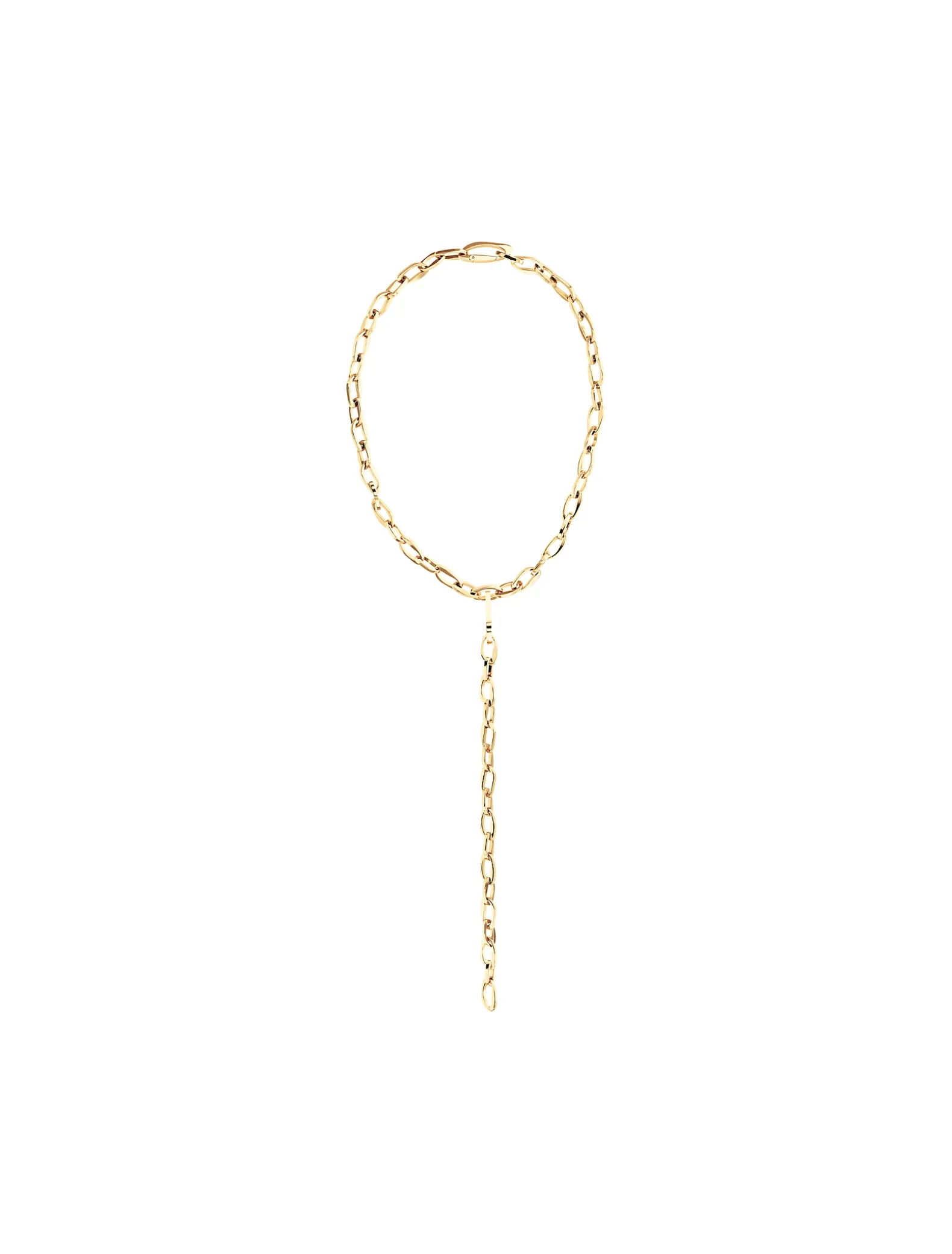 Ketting met sculpted ovale schakels
