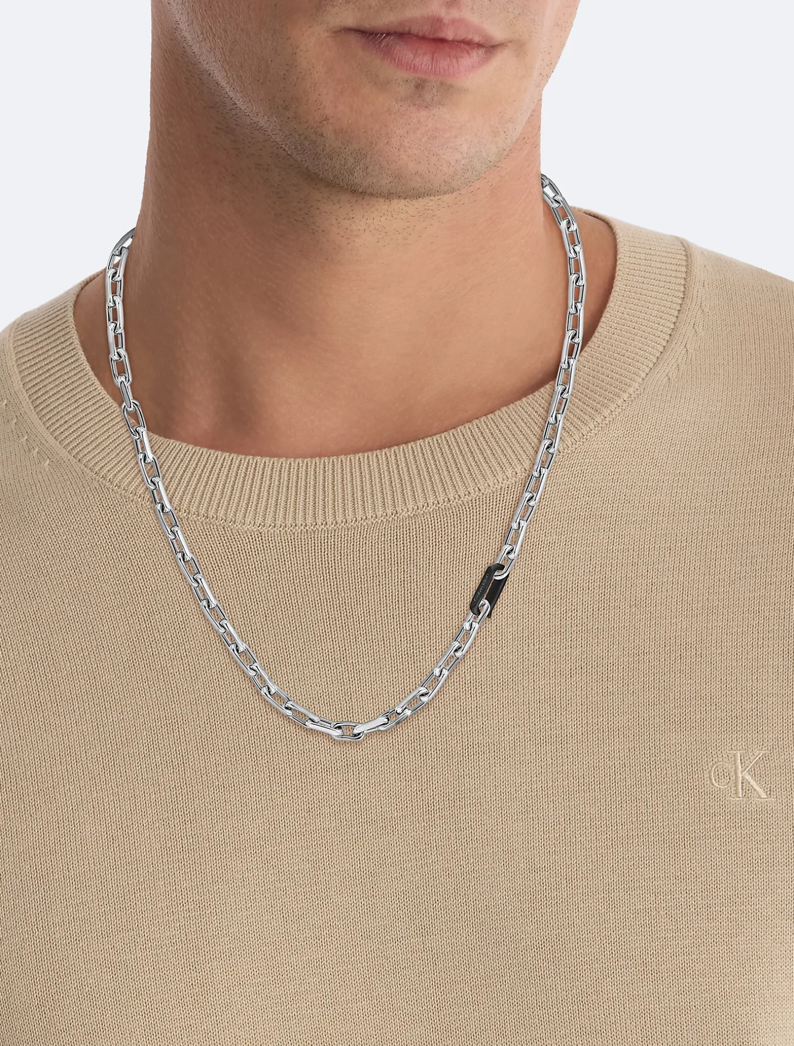 Ketting met sculpted schakels