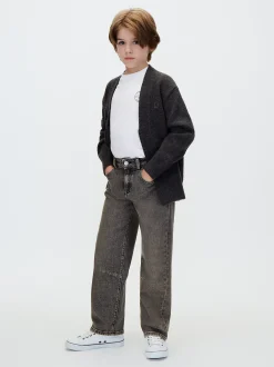 Kinderjeans met barrel pijp