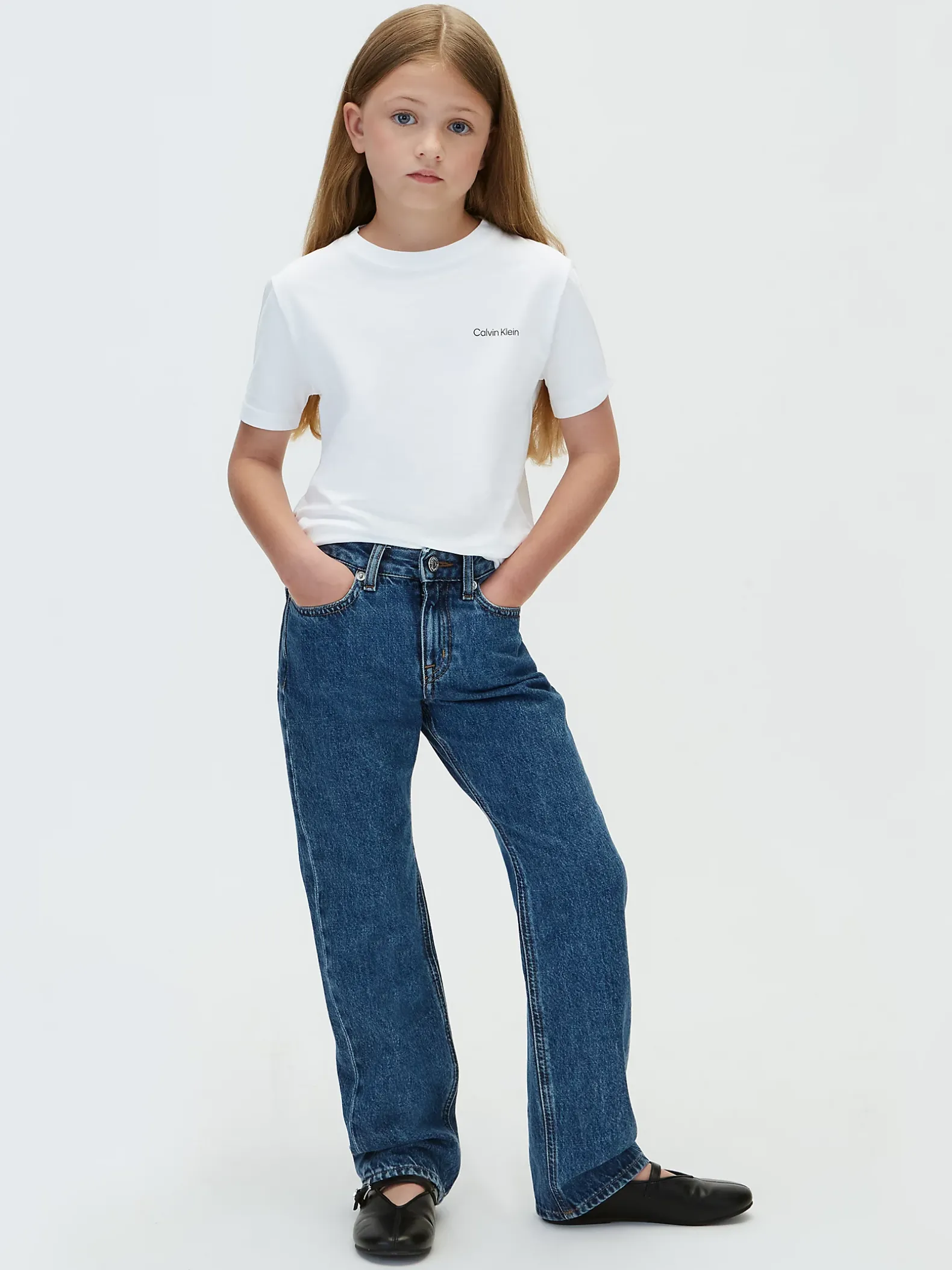 Kinderjeans met rechte pasvorm