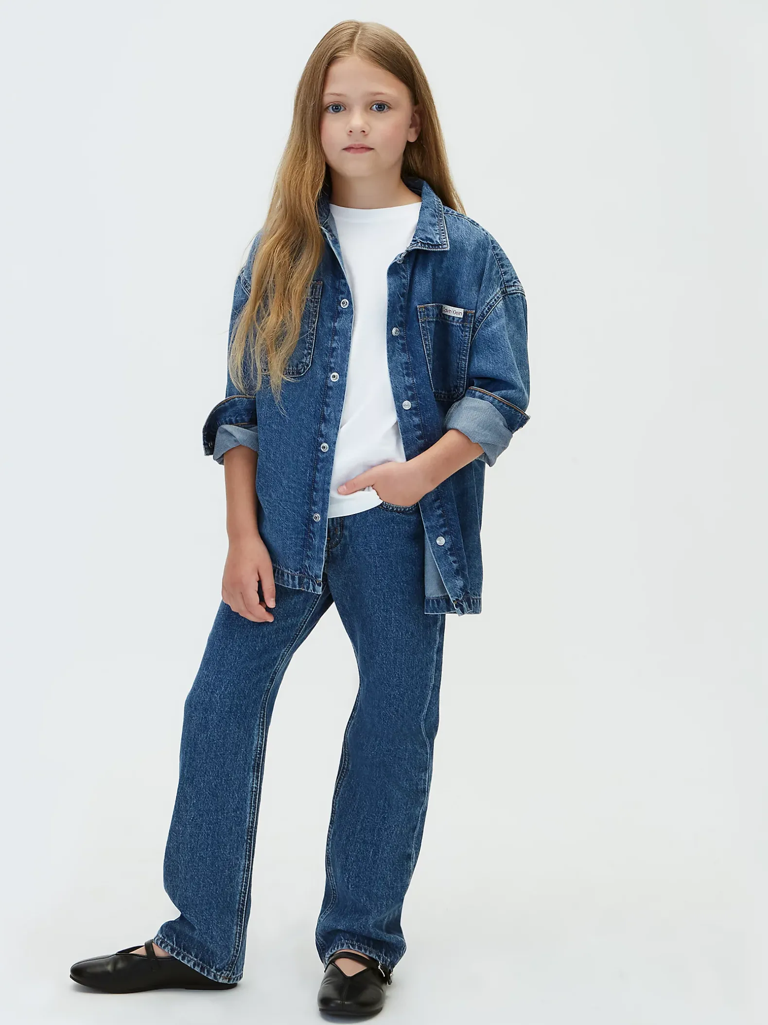 Kinderjeans met rechte pasvorm
