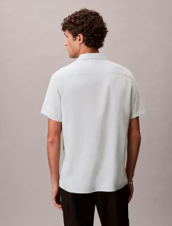 Klassiek button-down overhemd van linnenmix