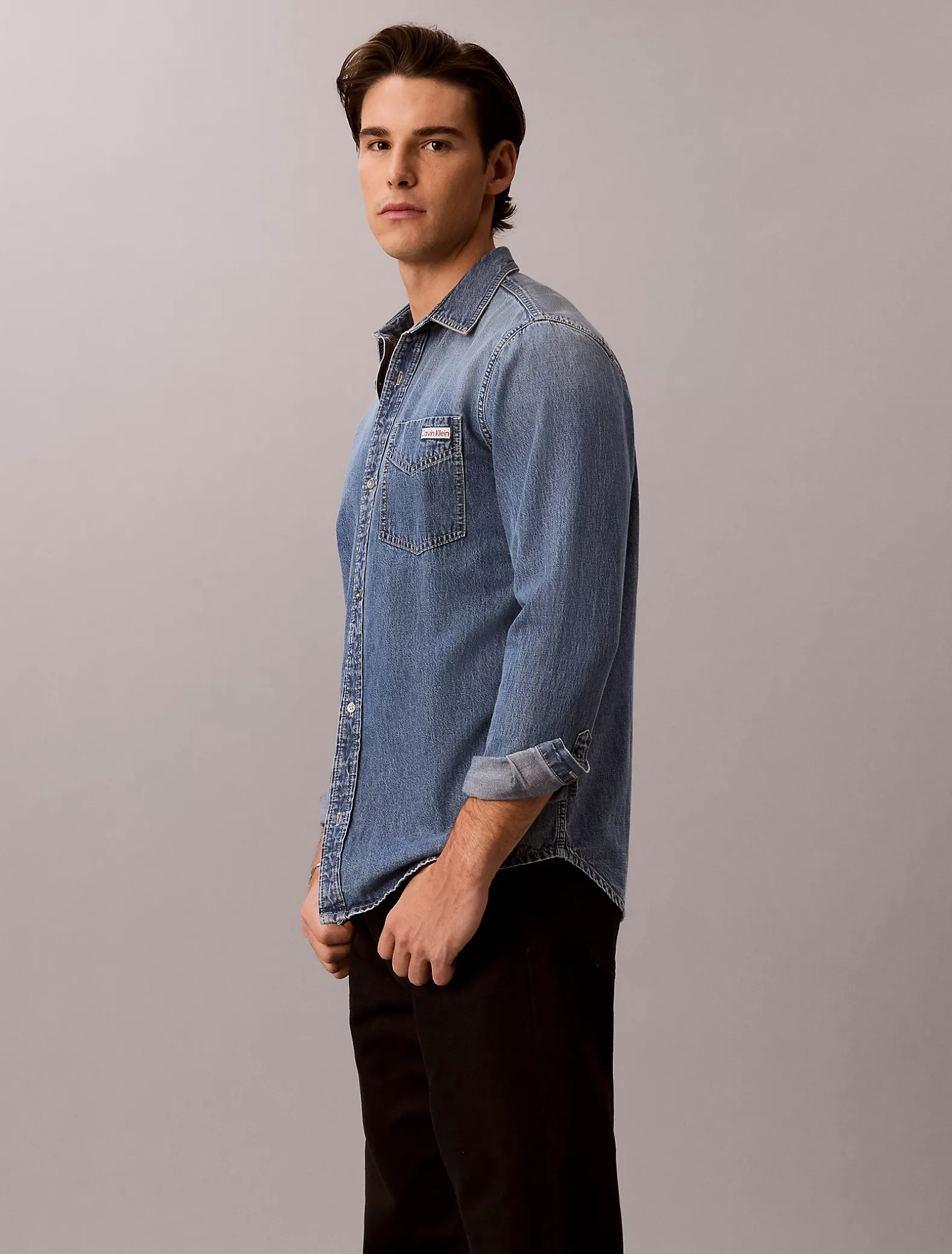 Klassiek denim overhemd