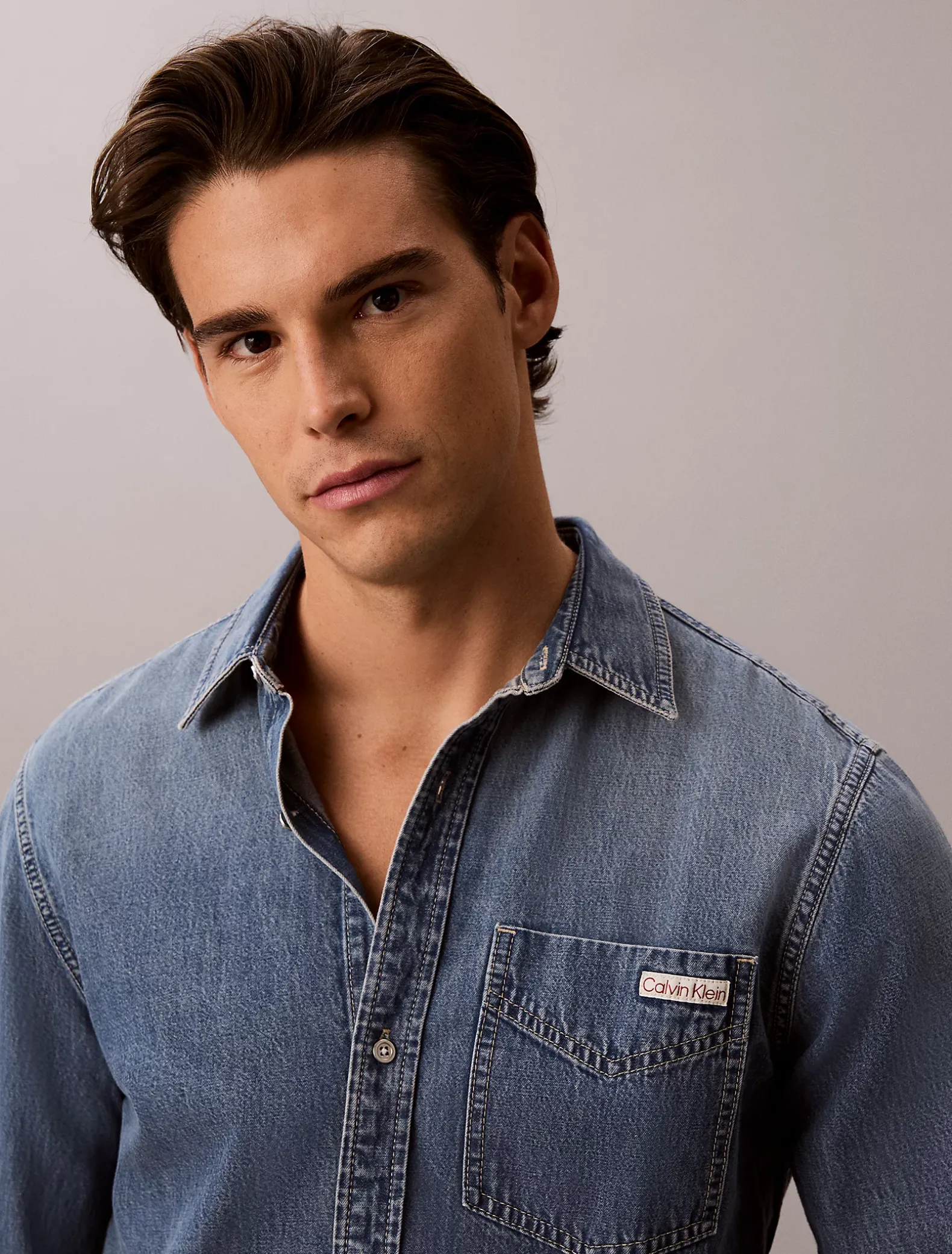 Klassiek denim overhemd