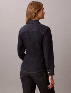 Klassieke trucker spijkerblouse
