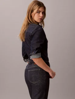 Klassieke trucker spijkerblouse