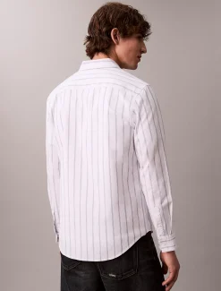 Klassiek gestreept button-down Oxford-overhemd