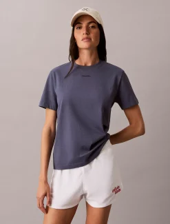 Klassiek katoenen T-shirt met logo