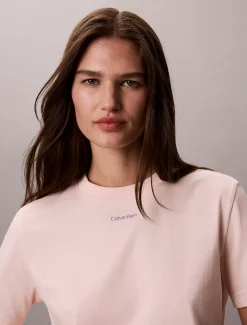 Klassiek katoenen T-shirt met logo