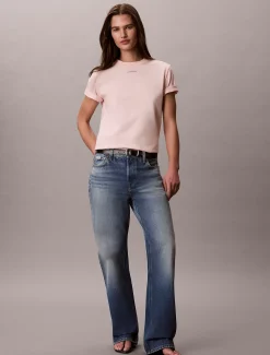 Klassiek katoenen T-shirt met logo