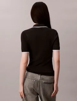 Klassiek poloshirt met kwart rits