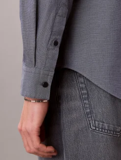 Klassiek poplinkatoenen button-down overhemd