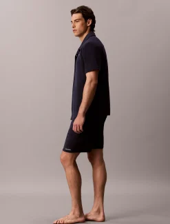 Klassiek strandshirt met korte mouwen