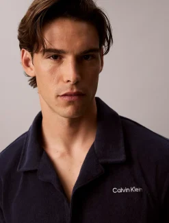 Klassiek strandshirt met korte mouwen