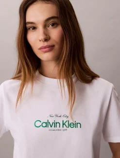 Klassiek T-shirt met NYC-logo
