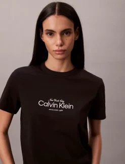 Klassiek T-shirt met NYC-logo