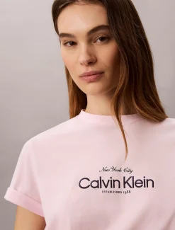 Klassiek T-shirt met NYC-logo