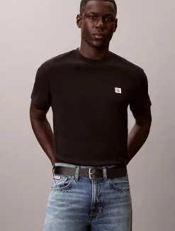 Klassiek T-shirt met wafelstructuur