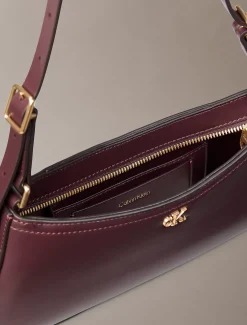 Kleine schoudertas met monogramlogo