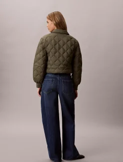 Kort doorgestikt liner jasje