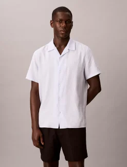 Korte broek van linnenmix