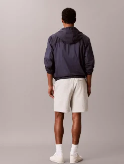 Korte joggingbroek met geborduurd logo