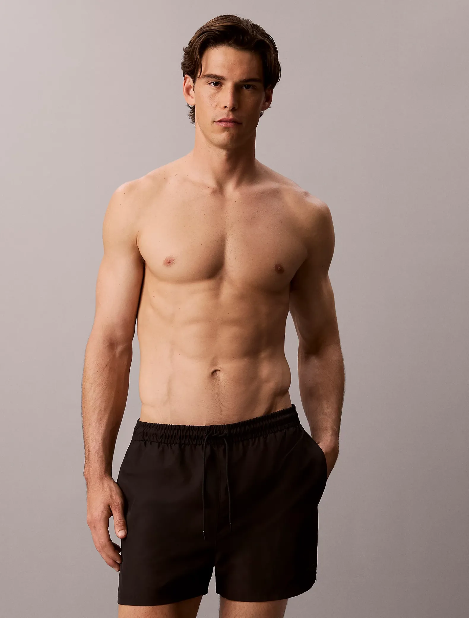 Korte zwemshort met trekkoord - CK Essentials