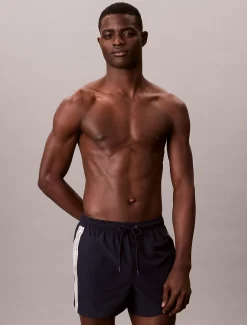 Korte zwemshort met trekkoord - CK Icon