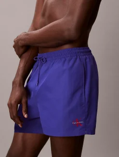 Korte zwemshort met trekkoord - CK Monogram