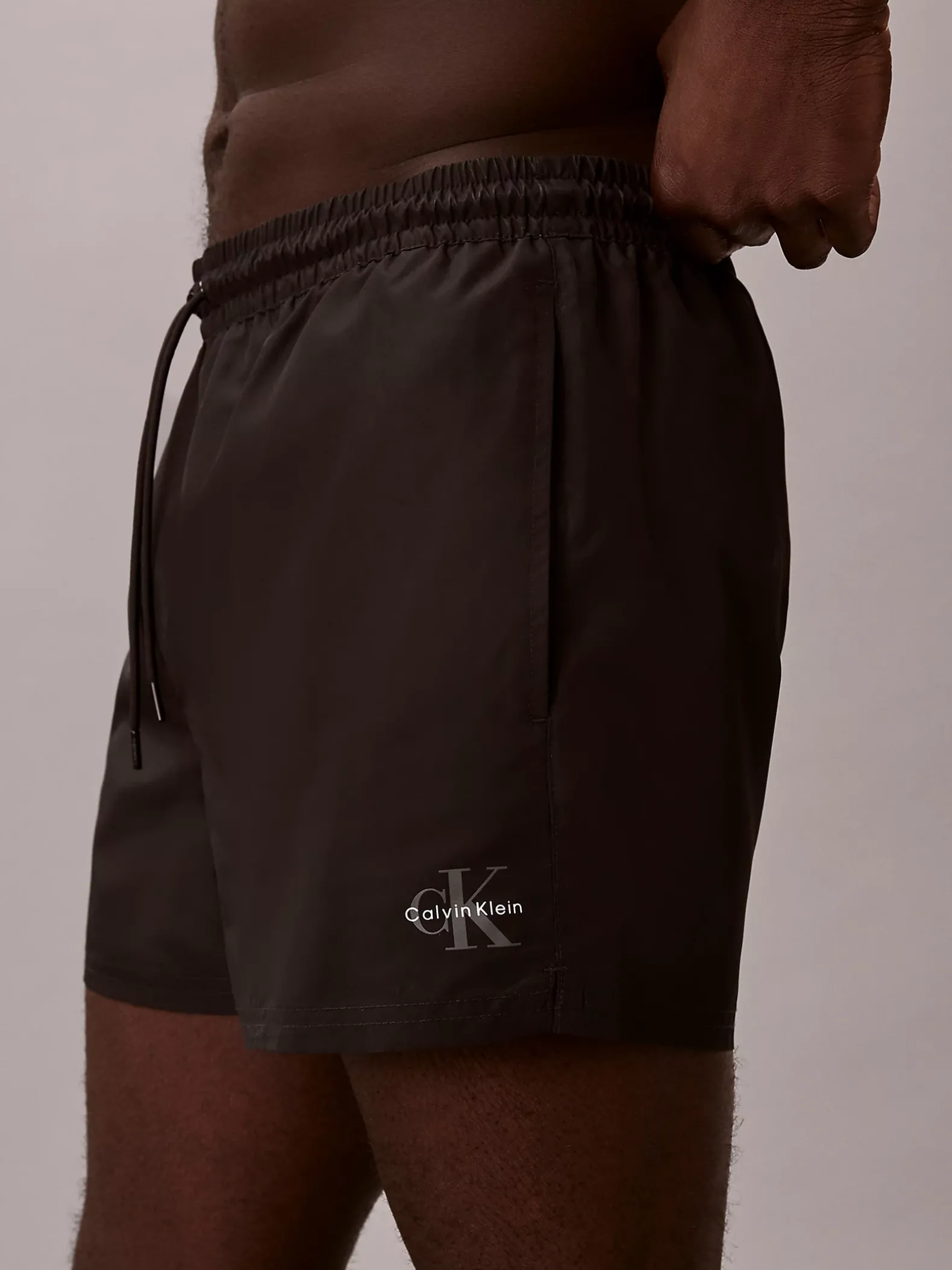 Korte zwemshort met trekkoord - CK Monogram