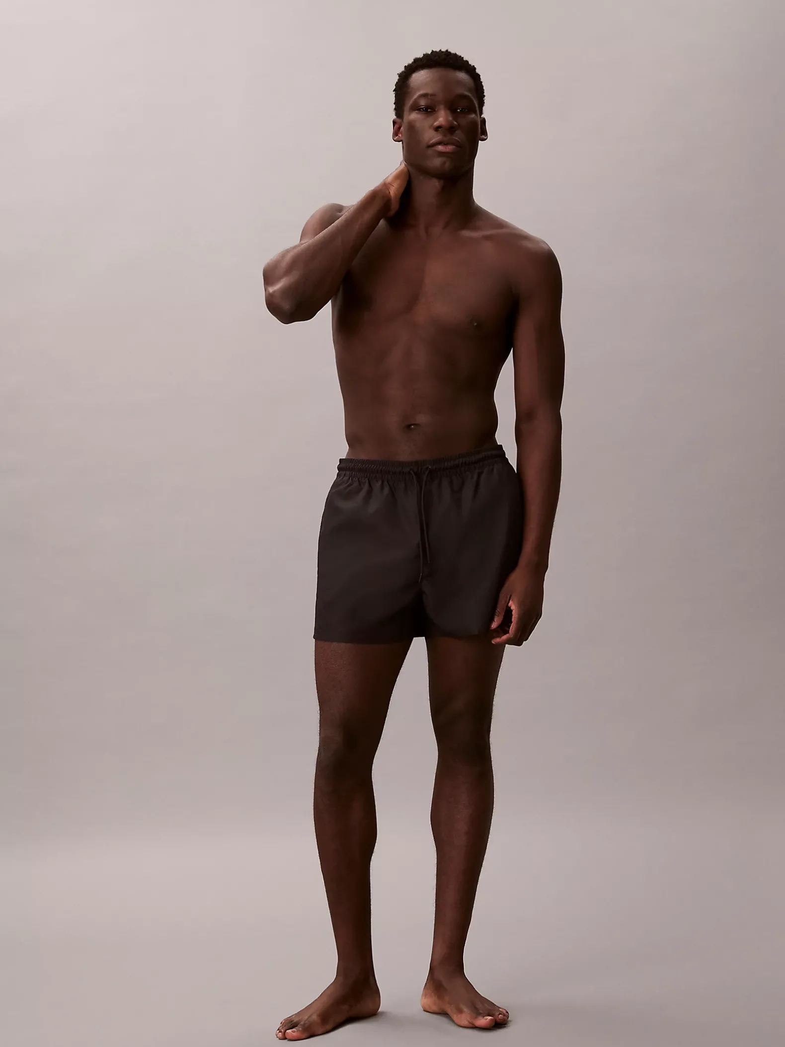 Korte zwemshort met trekkoord - CK Monogram