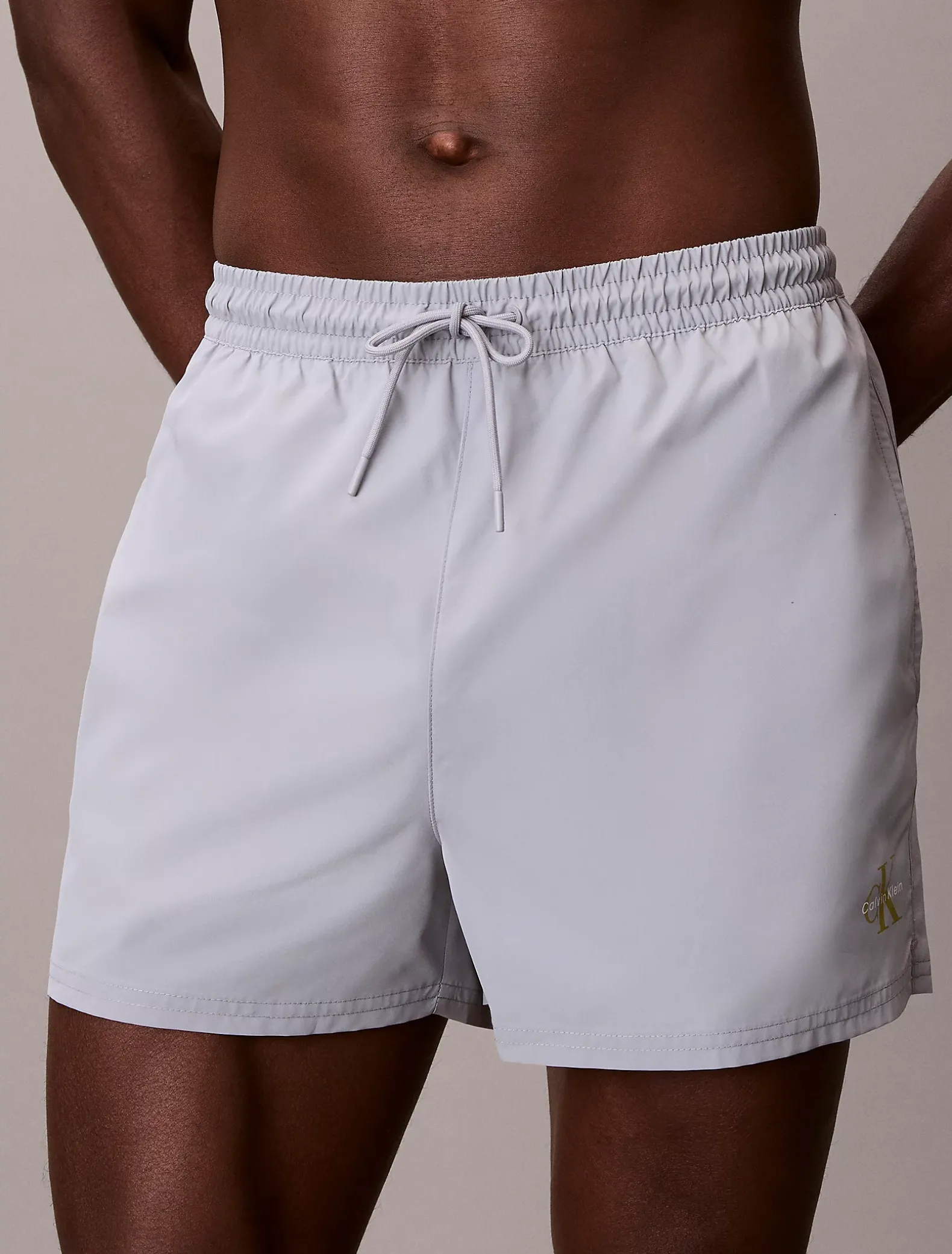 Korte zwemshort met trekkoord - CK Monogram