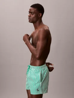 Korte zwemshort met trekkoord - CK Monogram