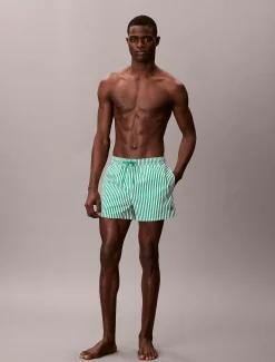 Korte zwemshort met trekkoord - CK Monogram